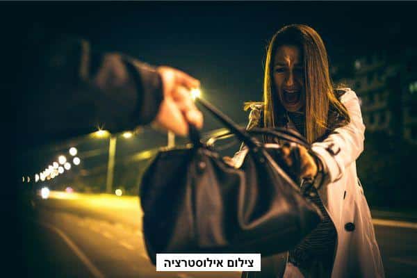 תקף את בת זוגתו ברחוב